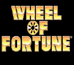 Wheel of Fortune — Title screen