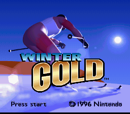 Winter Gold — Title screen