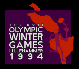 Winter Olympic Games : Lillehammer '94 — Title screen