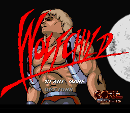 Wolfchild — Title screen
