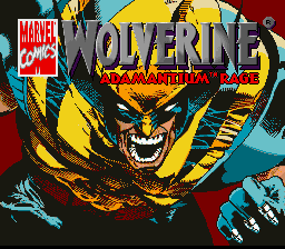 Wolverine : Adamantium Rage — Title screen