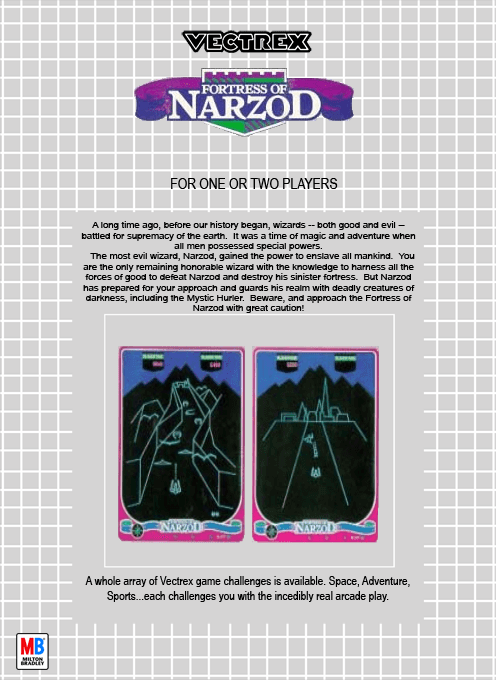 Fortress of Narzod — Box back