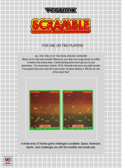 Scramble Wars — Box back