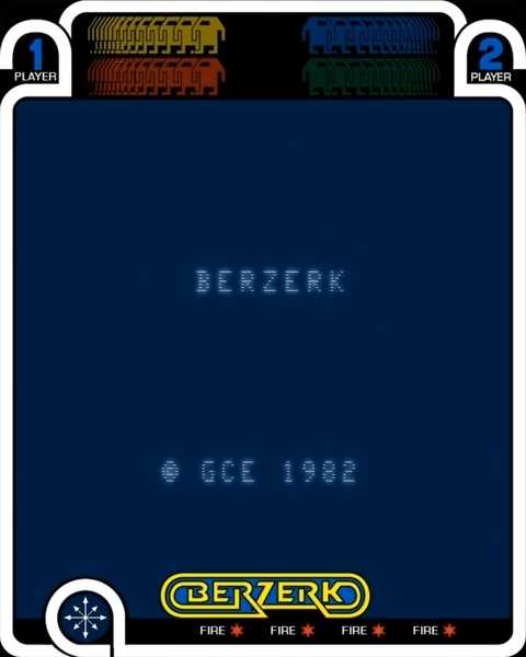 Berzerk — Title screen