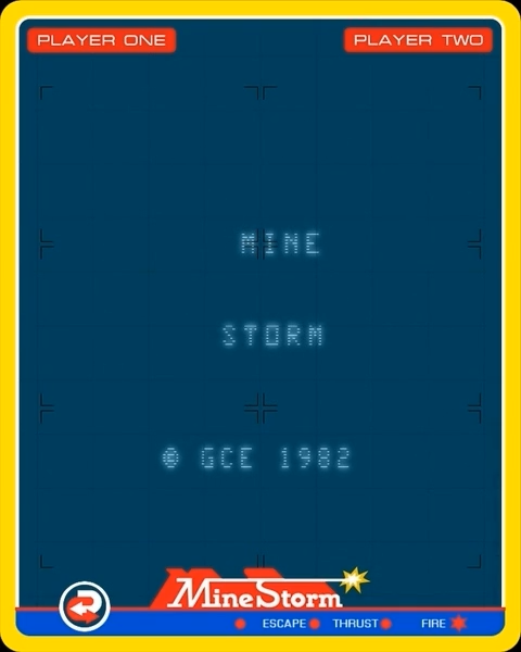 MineStorm — Title screen