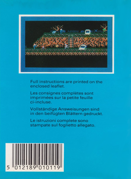 Ghosts 'n Goblins — Box back