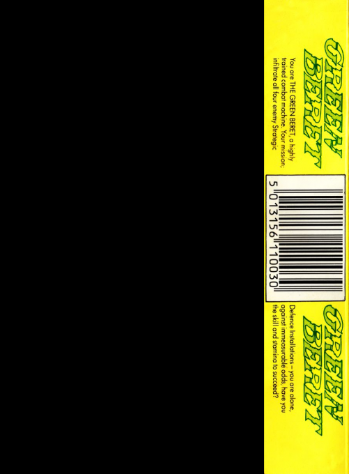 Green Beret — Box back