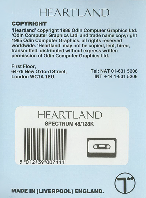 Heartland — Box back