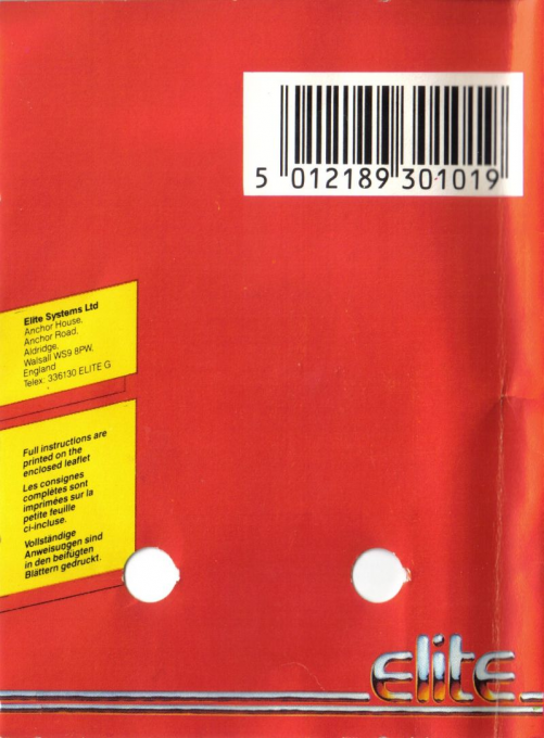 Paperboy — Box back
