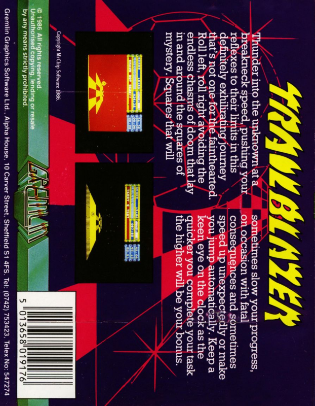 Trailblazer — Box back