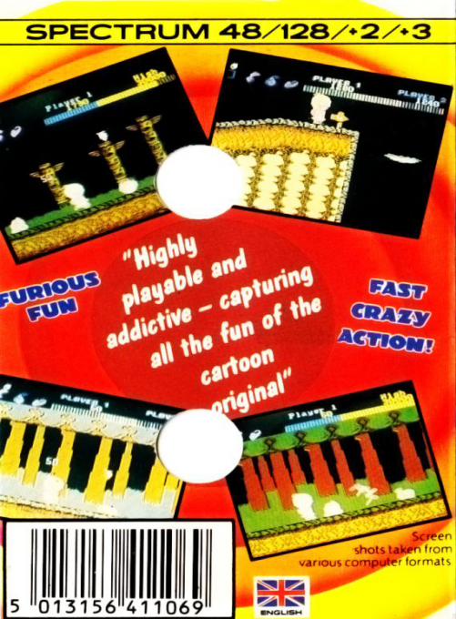 Wonder Boy — Box back
