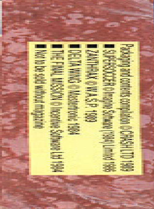 Zanthrax — Box back