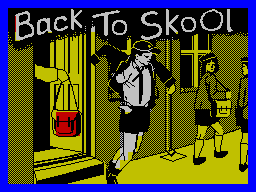 Back to Skool — Title screen