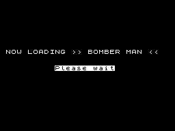 Bomberman — Title screen