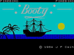 Booty — Title screen