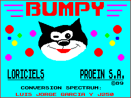 Bumpy — Title screen