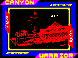 Canyon Warrior — Title screen