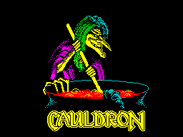 Cauldron — Title screen