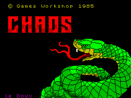 Chaos — Title screen