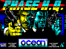 Chase H.Q. — Title screen