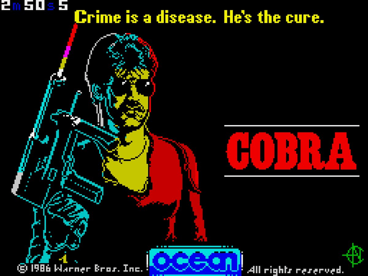 Cobra Stallone — Title screen