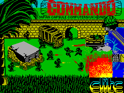 Commando — Title screen