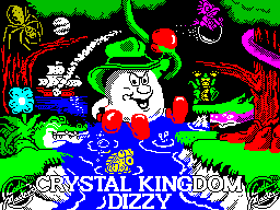 Crystal Kingdom Dizzy — Title screen