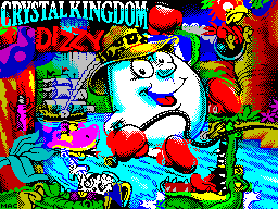 Crystal Kingdom Dizzy 2017 — Title screen