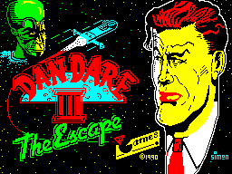 Dan Dare III : The Escape — Title screen