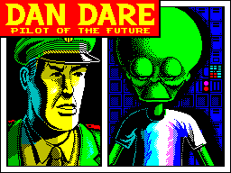 Dan Dare : Pilot of the Future — Title screen