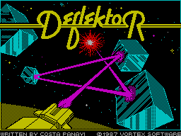 Deflektor — Title screen