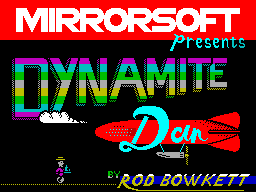 Dynamite Dan — Title screen
