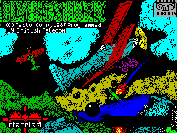 Flying Shark — Title screen