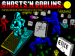 Ghosts 'n Goblins — Title screen