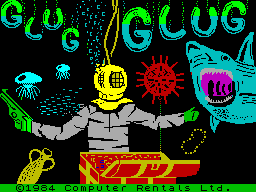 Glug Glug — Title screen