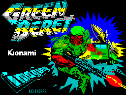 Green Beret — Title screen