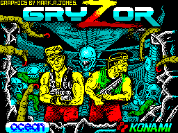 Gryzor — Title screen