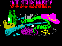 Gunfright — Title screen