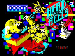 Head Over Heels — Title screen