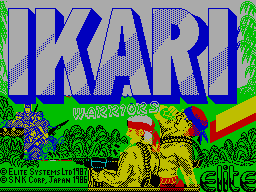 Ikari Warriors — Title screen