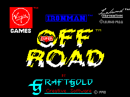 Ivan 'Ironman' Stewart's Super Off Road — Title screen