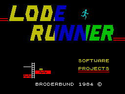 Lode Runner — Title screen
