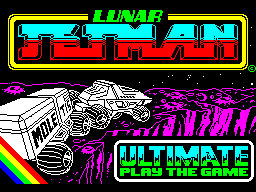 Lunar Jetman — Title screen