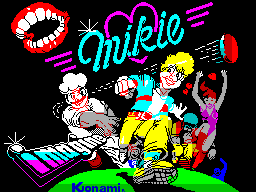 Mikie — Title screen