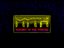 Myth : History in the Making — Title screen