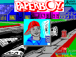 Paperboy — Title screen