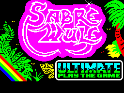 Sabre Wulf — Title screen