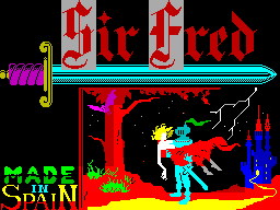 Sir Fred — Title screen