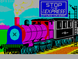 Stop the Express — Title screen