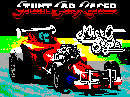Stunt Car Racer — Title screen